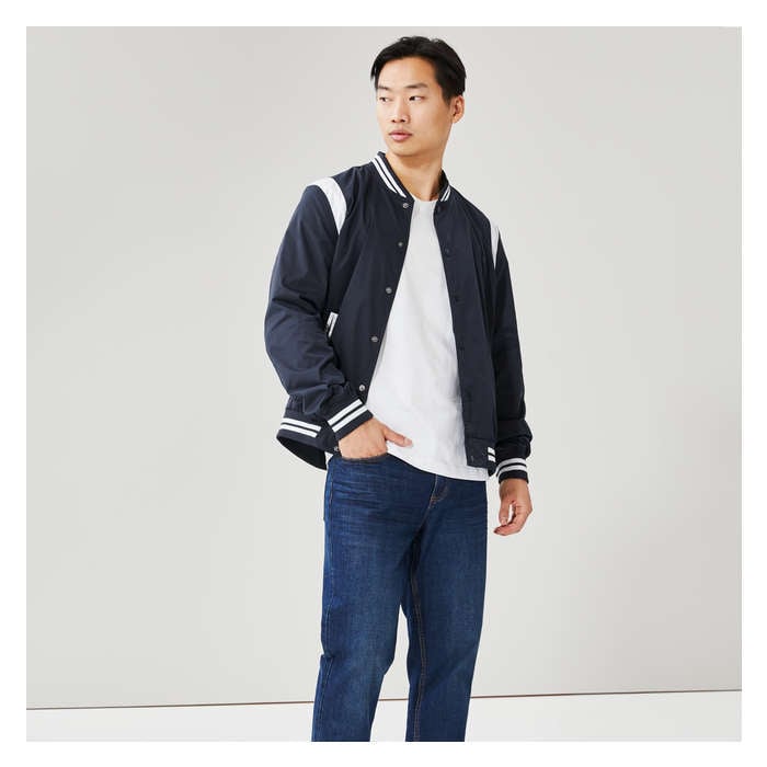 Men's Colour Block Bomber Jacket